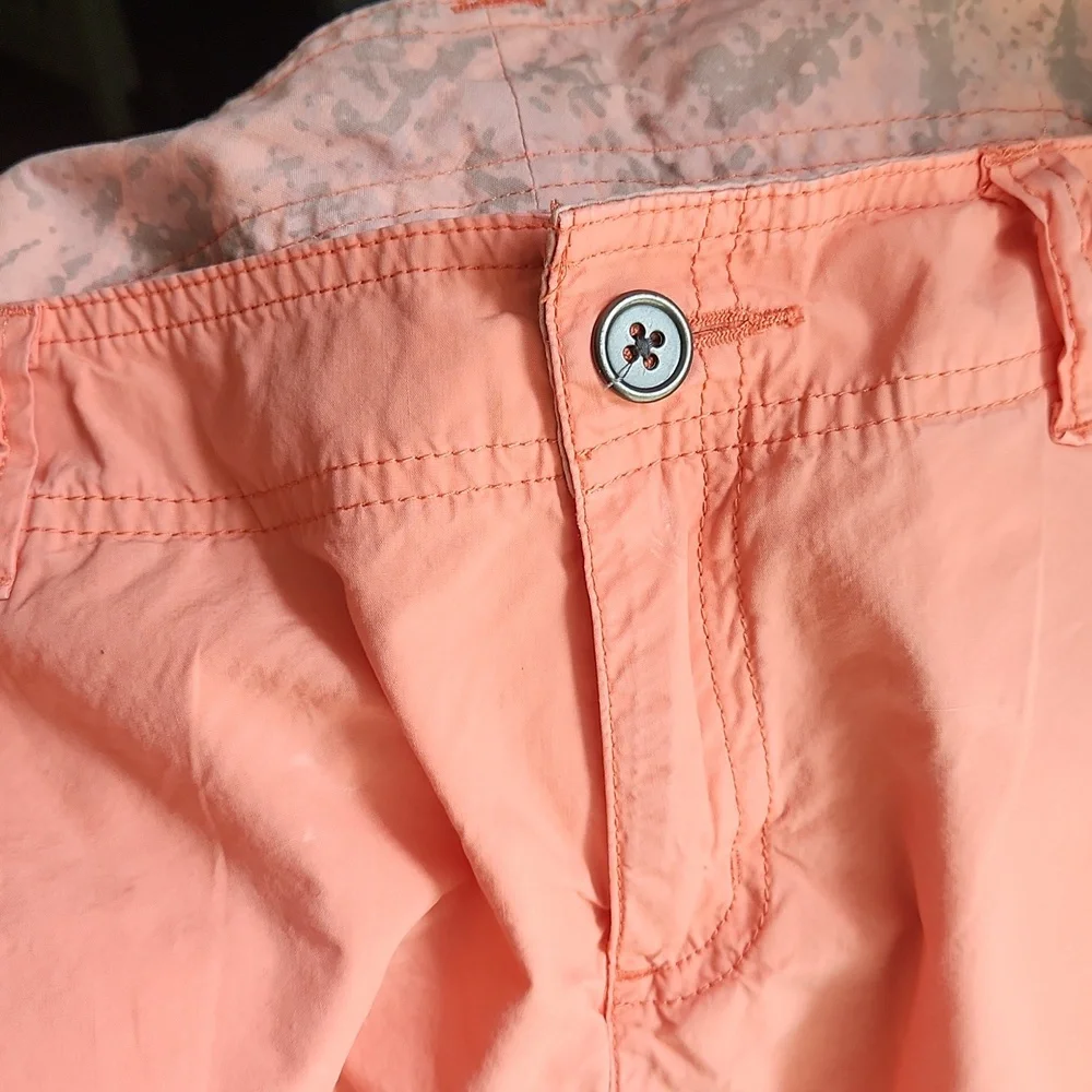 Columbia coral orange cotton shorts Size 10